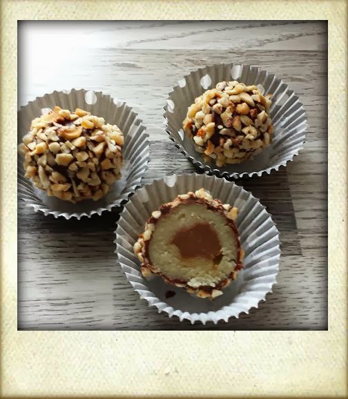 Nougat-Marzipan-Pralinen