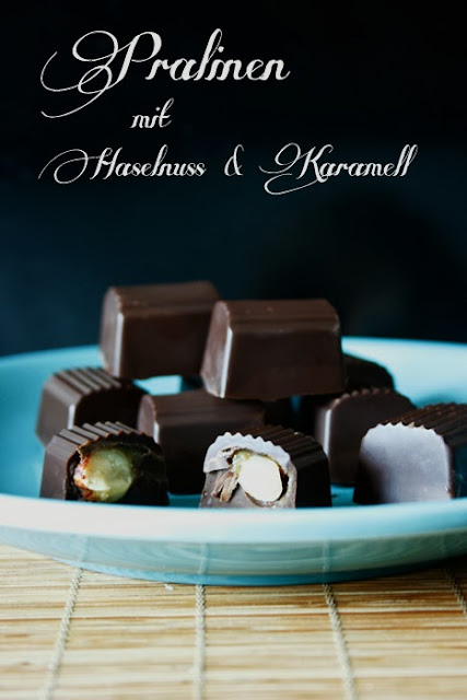 Pralinen mit Haselnuss und Karamell