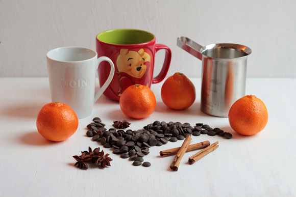 Irgendwie weihnachtliche Trinkschokolade