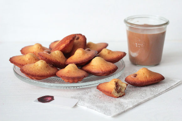 Madeleines mit Gianduja