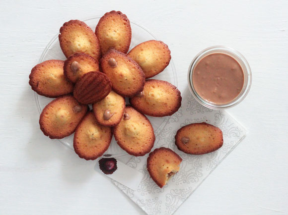 Madeleines mit Gianduja