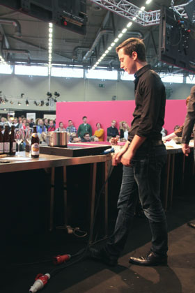 Pastry-Show: Gleich wird das Bier vorgestellt